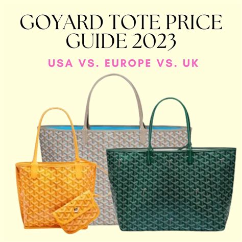 goyard leather bag|goyard bag prices 2023.